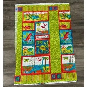 Fabric-Cotton-Hi Fashion Fabrics DINOSAUR PRINT 63” L x 45” W #1008